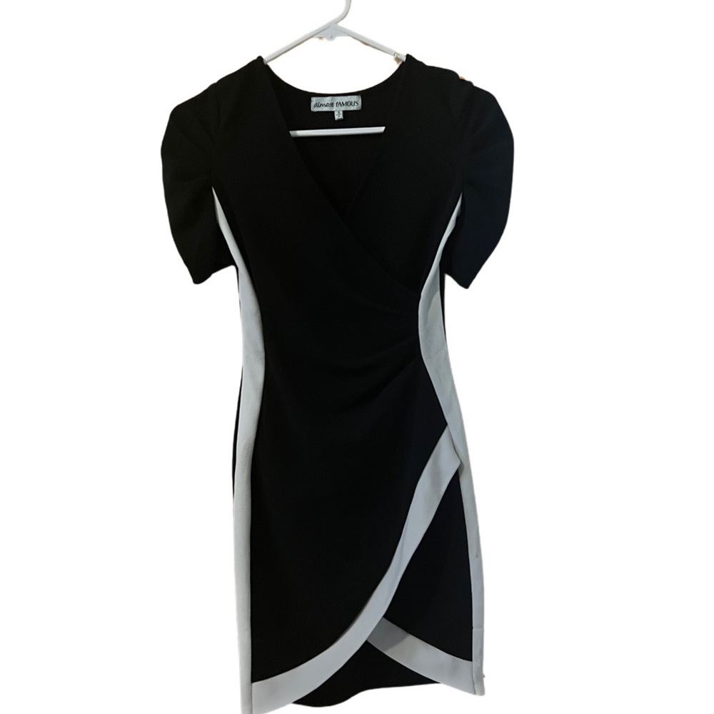 Dress black And white